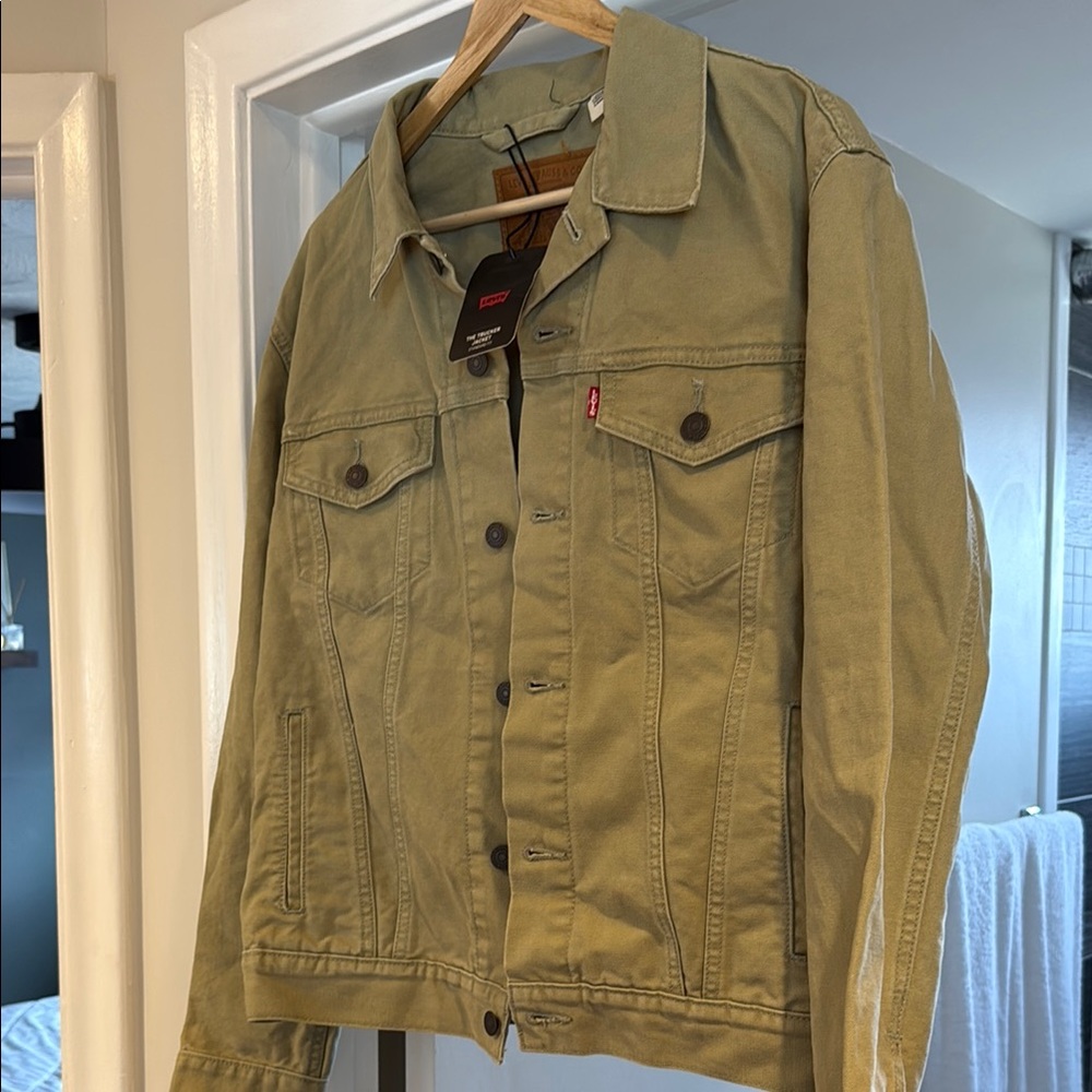 Levi's Olive Green Denim Jacket